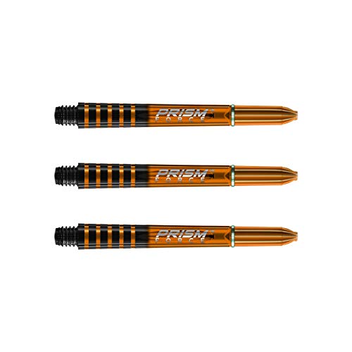 WINMAU Prism Force Orange Intermediate Polycarbonate Dart Stems - 1 Sätze pro Packung (3 Schäfte insgesamt) von WINMAU