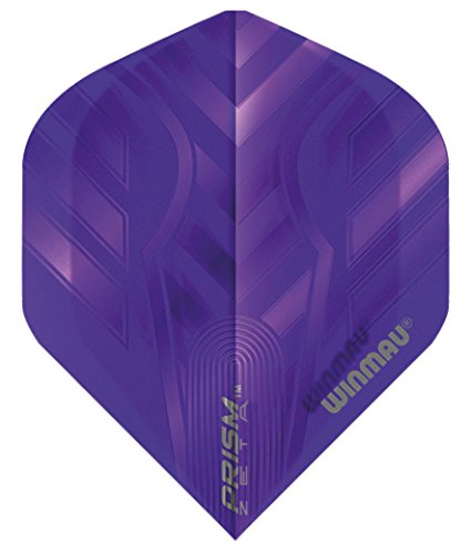 WINMAU Prism Zeta Purple Extra Dicke Dart Flights - 1 Sätze pro Packung (3 Flights insgesamt) von WINMAU