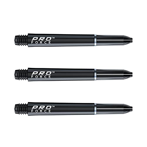 WINMAU Pro-Force Black Medium Nylon Ring Grip Dart Stems - 1 Set per Pack (3 shafts in total) von WINMAU