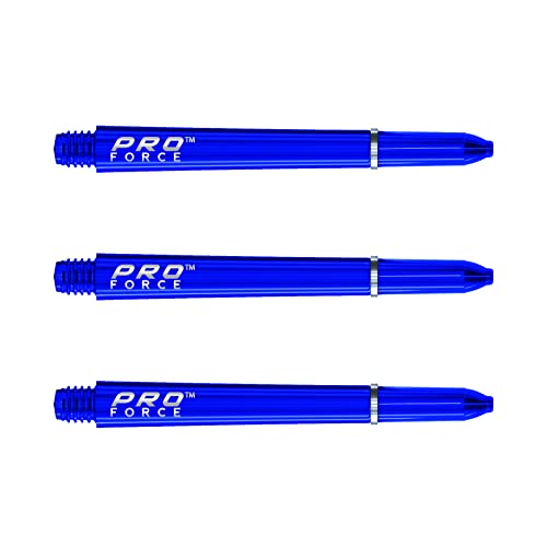 WINMAU Pro-Force Blue Medium Nylon Ring Grip Dart Stems - 1 Set per Pack (3 shafts in total) von WINMAU