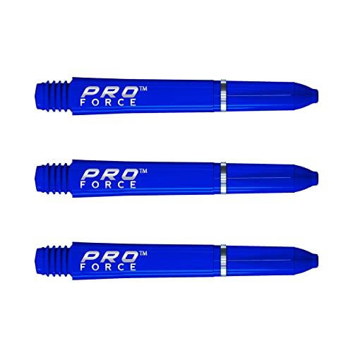 WINMAU Pro-Force Blue Short Nylon Ring Grip Dart Stems - 1 Set per Pack (3 shafts in total) von WINMAU