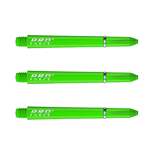 WINMAU Pro-Force Green Medium Nylon Ring Grip Dart Stems - 1 Set per Pack (3 shafts in total) von WINMAU