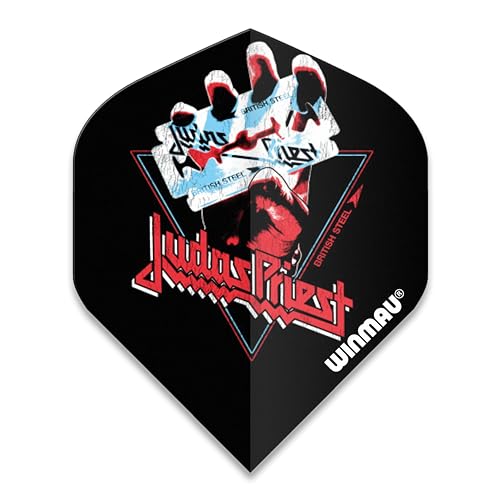 WINMAU Rock Legends Judas Priest Blade Rhino Extra Thick Dart Flights - 1 Satz pro Packung (Insgesamt 3 Flüge) von WINMAU