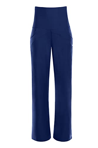 WINSHAPE Damen Functional Comfort Ankle Length Culottes Cul601c “high Waist” Trainingshose, Blau, XL EU von WINSHAPE