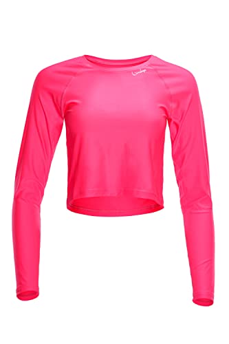 Functional Light Cropped Long Sleeve Top AET116, Winshape Slim Style, Fitness Freizeit Yoga Pilates von WINSHAPE