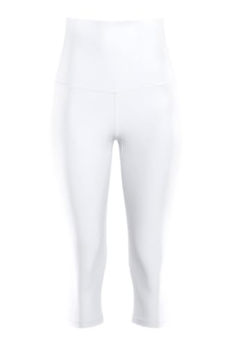 WINSHAPE Damen Functional Comfort ¾-tights Hwl212c “high Waist”, Ultra Soft Style Leggings, Weiß, M EU von WINSHAPE