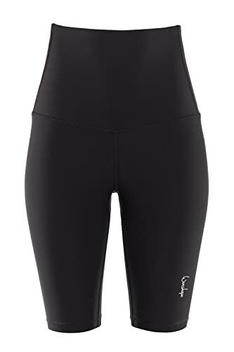 WINSHAPE Damen Functional Comfort Biker Shorts Hwl412c “high Waist”, Ultra Soft Style Leggings, Schwarz, XL EU von WINSHAPE