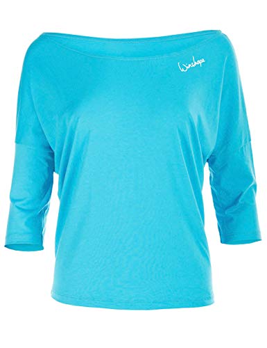 WINSHAPE Damen Ultra Leichtes Modal-3/4-arm Mcs001 3/4-arm Shirt, Sky-blue, S EU von WINSHAPE
