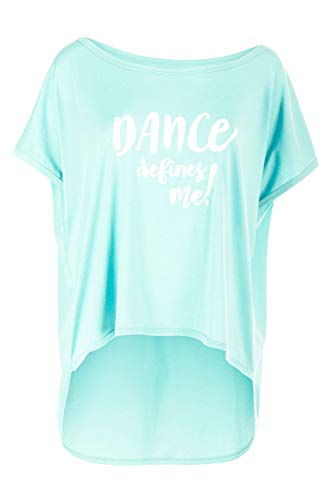 Winshape Damen Ultra leichtes Modal-Shirt MCT017 Defines me, Dance Style, Fitness Freizeit Sport Yoga Workout T, Mint, L von WINSHAPE