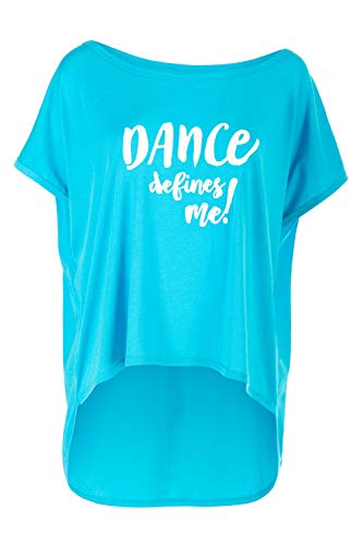 Winshape Damen Ultra leichtes Modal-Shirt MCT017 Defines me, Dance Style, Fitness Freizeit Sport Yoga Workout T, Sky-Blue, XS von WINSHAPE