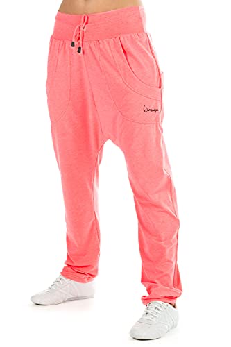 WINSHAPE Damen Unisex 4pocket Pants Wh13 Trainingshose, Neon-coral, XL EU von WINSHAPE