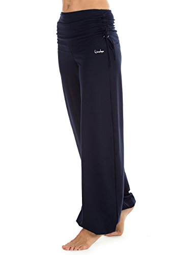 WINSHAPE Damen Wh1 Fitness Freizeit Sport Yoga Pilates Trainingshose, Night Blue, XS EU von WINSHAPE