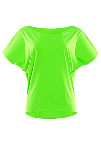 WINSHAPE Damen Winshape Dt101 Women's Super Light Functional Dance Top T Shirt, Neon-grün, XXL EU von WINSHAPE
