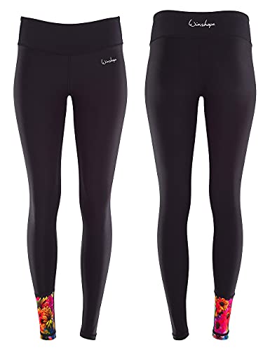 Winshape Functional Power Shape Tights AEL106, Rainbow Flowers, Slim Style, Fitness Freizeit Sport Yoga Workout von WINSHAPE