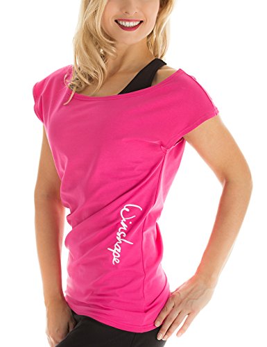 Winshape Damen Dance-Shirt WTR12 Freizeit Fitness Workout T, Pink, L von WINSHAPE