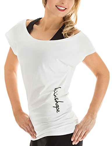 Winshape Damen Dance-Shirt WTR12 Freizeit Fitness Workout T, Weiss, XL von WINSHAPE