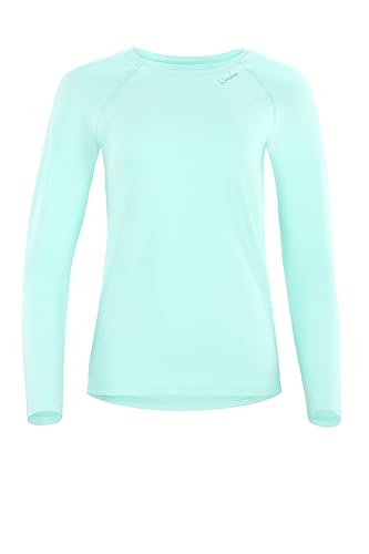 Winshape Damen Light and Soft Long Sleeve Top Aet118ls Yoga-Shirt, Grün, L EU von WINSHAPE