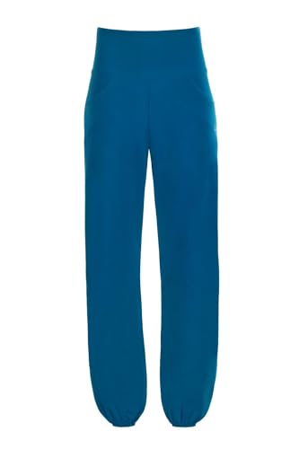 Winshape Damen Functional Light and Comfort Wide Leg Pants Cul102lc Lässige Hose, Teal Green, L EU von WINSHAPE