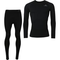 WITEBLAZE Luca Seamless Unterwäsche-Set Kinder 9000 - schwarz 164/176 von WITEBLAZE