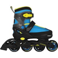 WITEBLAZE Xoom 2 Inlineskates Kinder 9174 - black-blue-yellow 30-33 von WITEBLAZE