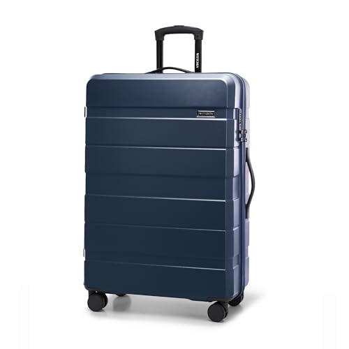WITTCHEN COMODO Line Großer Koffer Reisekoffer Hartgepäck aus ABS TSA Schloss Größe L Dunkelblau von WITTCHEN