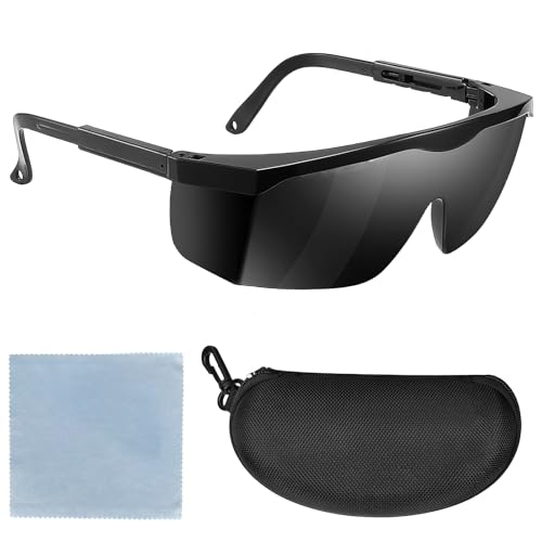 WIYETY Laser Schutzbrille Brille Schutzbrille: Laser-Schutzbrille Augenschutz Schutzbrille Stylische Schutzbrille mit Brillenputztuch und Brillenetui Schutzbrille 190-2000nm für Behandlung von WIYETY