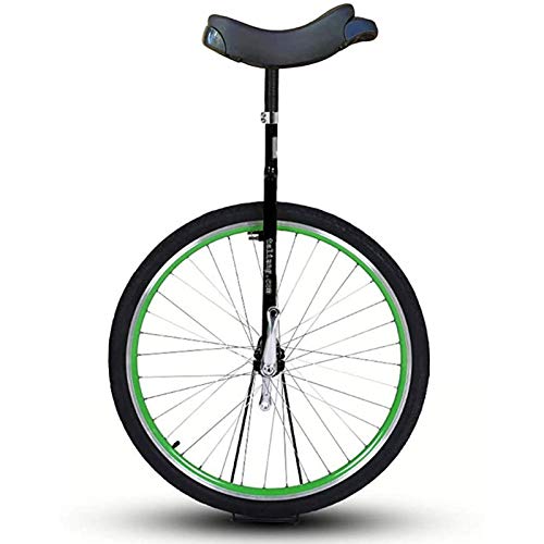 Erwachsenen-Einrad 28'' für schwere Männer/große Menschen (Höhe 160 bis 195 cm), extra großes Gleichgewichts-Radfahren, Belastung 150 kg/330lb (Color : Green) von WJYLM