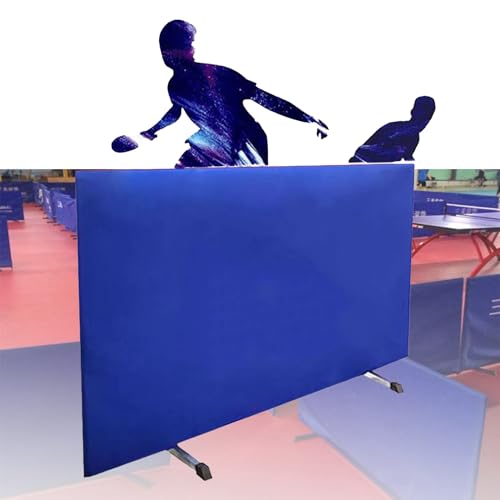 Faltbarer Tischtennis-Barriere-Spielzaun, der das Spielfeld umgibt, Barriereblöcke, Oxford-Stoff, abnehmbare Barrierewand, Sichtschutz, Trennwand (Größe: 140 x 75 cm, 1 Stück) von WJYLM