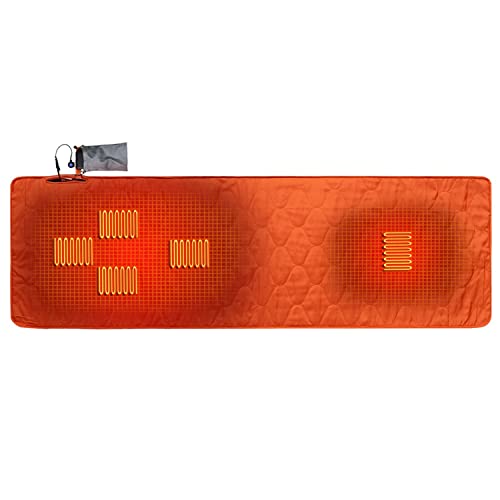 USB Heizung Schlafmatte Outdoor elektrisch beheizt mit 5 Heizzonen für Winter warm Schlafsack Yoga,D,1 von WLDOCA