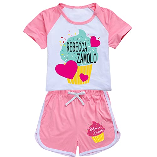 WLIN Rebecca Zamolo Kleidung Baumwolle Sport Trainingsanzüge T-Shirts Sweatshirt Anzug Cartoon Set Teenager Baby Jungen Mädchen Kleidung von WLIN