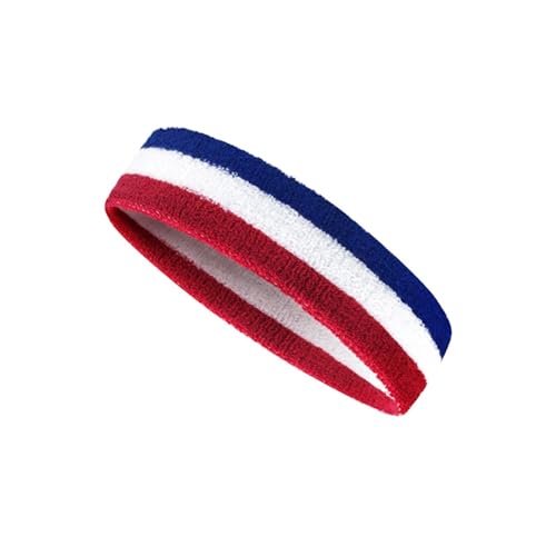 Stirnband Damen Mode Sport Unisex Stirnband Haar Gummibänder for Männer Frauen Stretch Gym Fitness Outdoor Laufen Kopf Bands Haarband (Color : FR) von WLTYSM