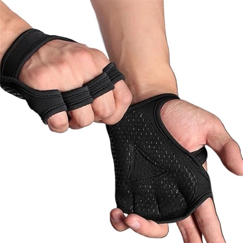 WLTYSM Cushion Grip Hand Palm Protector Gym Fitness Handschuhe Bodybuilding Workout Power Gewichtheben Training Handschuhe Hantel Griffe Pads Sport Handschuh (Color : XS) von WLTYSM