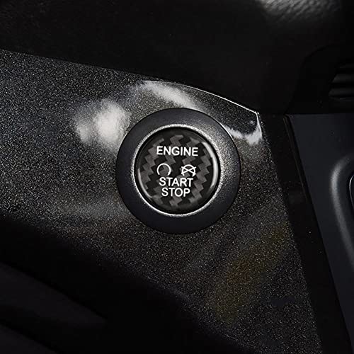 WMGoods Passend für Ford Focus MK3 2015–2018, Druckknopfabdeckung, kratzfest, Auto-Startknopf-Abdeckung, Auto-Knopfschutz von WMGoods