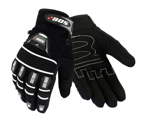 WMW WALI MOTO WEAR Motorradhandschuhe Fahrrad Sport Gloves Sommer Motorrad Handschuhe Vollfinger Fahrradhandschuhe Männer Kompatibel MTB Handschuhe für Herren Damen (Black, S) von WMW WALI MOTO WEAR