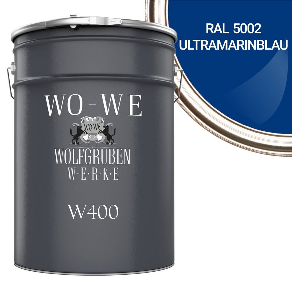 WO-WE Lack Bootslack Schiffslack Parkettlack Yachtlack W400, 0,75-5L, Seidenglänzend, Lösemittelbasis von WO-WE