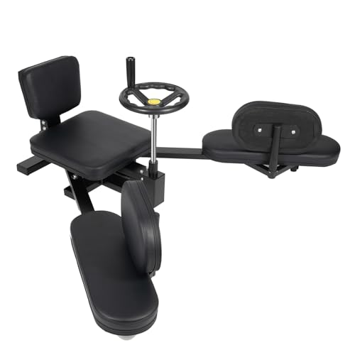 WOLEGM Spagattrainer Fitnessgeräte, Beinstretcher, Beinspreizer mit Drehkurbel, Ballett Leg Extension Machine, Mechanischer Bein-Strecker Maschine von WOLEGM