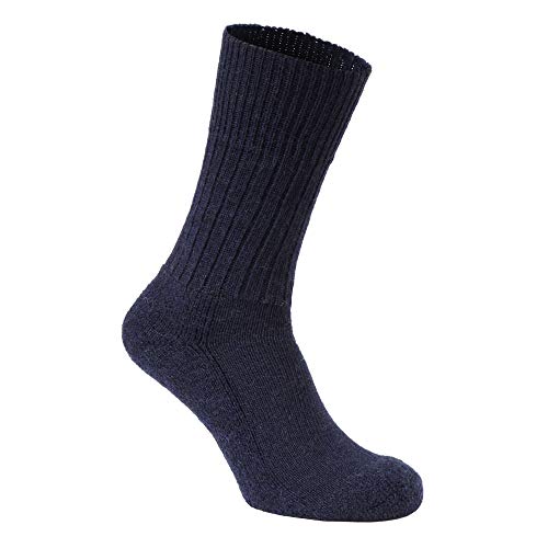 Wolle Blend Herren Explorer Socken – Tief Blau/Royal Navy, Größe 6–8 von Craghoppers