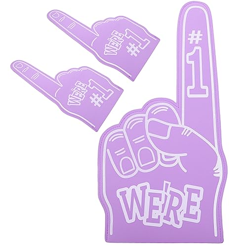 WOONEKY 3 Stück Sport Fan Finger Cheerleader Requisite Für Mädchen Schaumstoff Finger Bulk Cheerleading Sachen Cheerleading Hand Schaumstoff Hände Zeigefinger Cheerleader Geschenke von WOONEKY