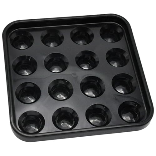 WOONEKY Billiard Ball Tray aus Robustem Kunststoff Leichtes Pool Ball Tablett für Zuhause und Club Langlebiger Billardkugelhalter zur Einfachen Organisation von Snooker Poolbällen von WOONEKY