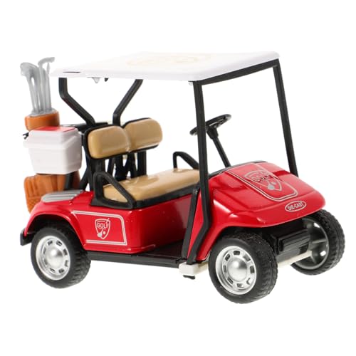 WOONEKY Golfwagen Modell Desktop Dekoration Desktop Golfwagen Einfache Golfwagen Figur Golfwagen Verzierung Einfaches Automobilmodell Realistisches Modell Praktisches von WOONEKY