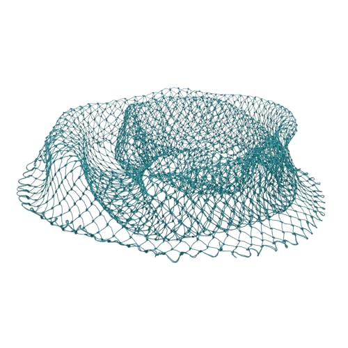 WOONEKY Netztasche Fischfangkorb Fischernetz Fischkescher Angelzubehör Angelfangnetz Fischnetz Fischfangzubehör Fischlandenetz Angeln Garnelennetz von WOONEKY