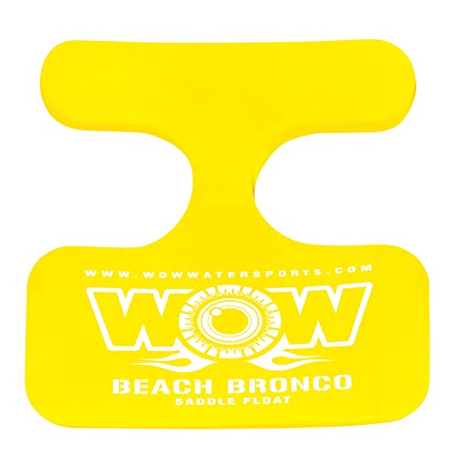 Wow World of Wassersport, Beach Bronco Floating Pool Sitz, Sattel Float, 14-2150, gelb von WOW Sports