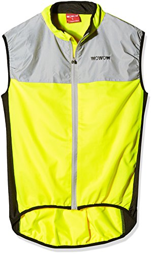 WOWOW Dark Jacket 1.1 gelb M - Sportweste - Fahrradweste - Reflexweste - Atmungsaktiv von WOWOW