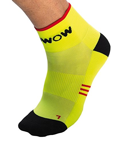WOWOW Herren 1301 Socke, gelb, 39-42 von WOWOW