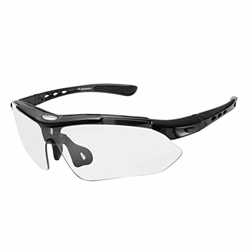Wozinsky Fahrradbrille Brille für Radfahren Radbrille Sonnenbrille schwarz Sportbrille Radsportbrille Rennrad Brille herren cycling glasses mtb Brille von WOZINSKY