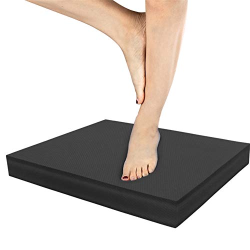 WPCASE Balance Pad Balance Board Stabilitätsscheibe Wackelbretter Physio Balance Board Physio Balance Trainer Stabilitäts-Wackelbrett Balance Pad Black,Freesize von WPCASE