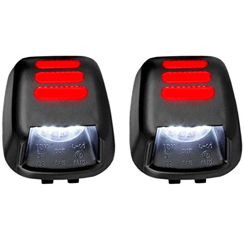 WPFC Auto-LED Kennzeichenbeleuchtung Rücklicht Wasserdichtes Rücklicht Für Nissan Navara D40 Frontier Titan 2007-2016 von WPFC