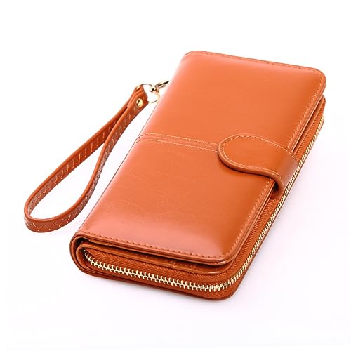 WRITWAA 1Pc Lange Frauen Brieftasche Halter Handtasche Für Frau Pu Geldbörse Weibliche Geldbörse von WRITWAA