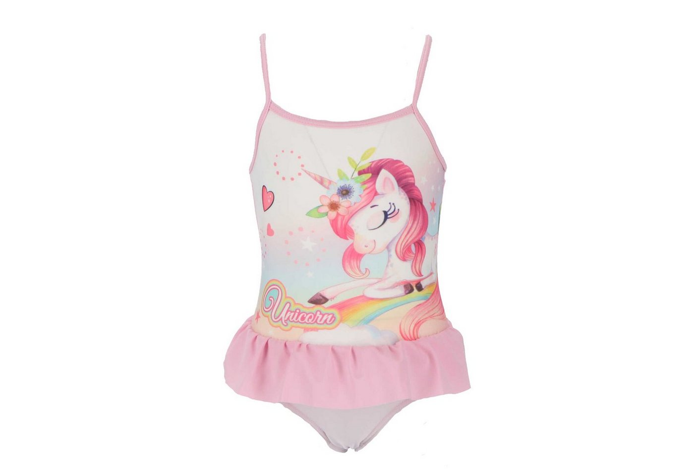 WS-Trend Badeanzug Einhorn Unicorn Kinder Mädchen Badeanzug Bademode Gr. 92 bis 116 von WS-Trend