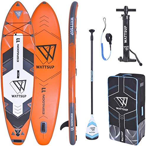 WS WattSUP Espadon 11’0” SUP Board Stand Up Paddle Surf-Board Paddel ISUP 335x81cm von WS